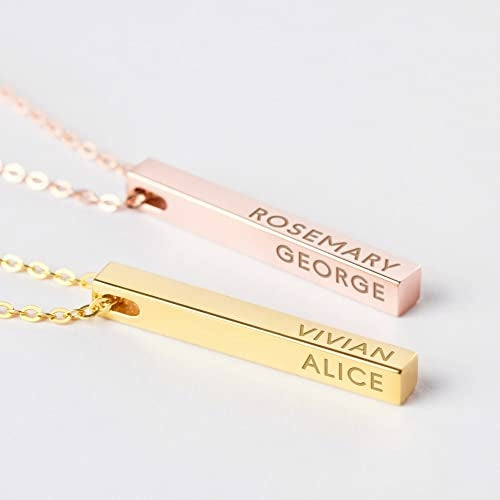Collier Maman Personnalisé 4 Faces