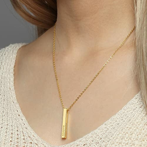 Collier Maman Personnalisé 4 Faces
