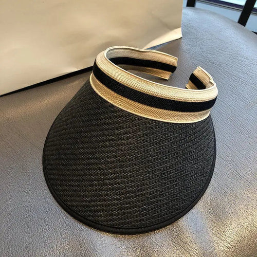 Chapeau Visière en Paille Femme