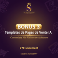 Bonus 3 – Templates de Pages de Vente IA