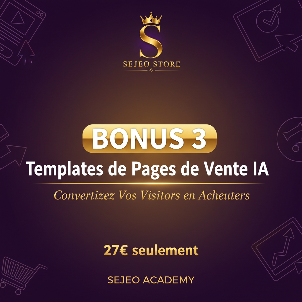 Bonus 3 – Templates de Pages de Vente IA