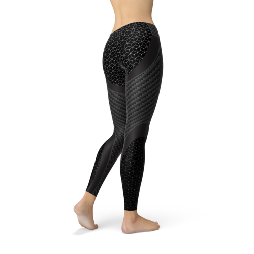 Legging Sport Fibre de Carbone Femme