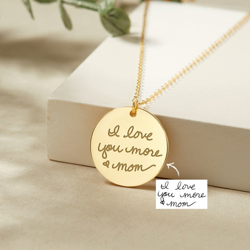 Collier Écriture Manuscrite Personnalisée