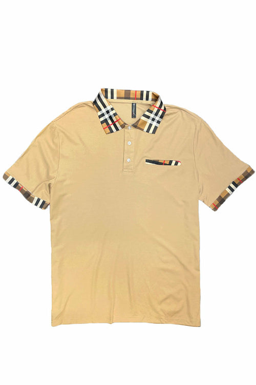 Polo à Détails Carreaux