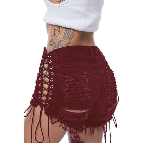 Short Bandage Femme en Coton
